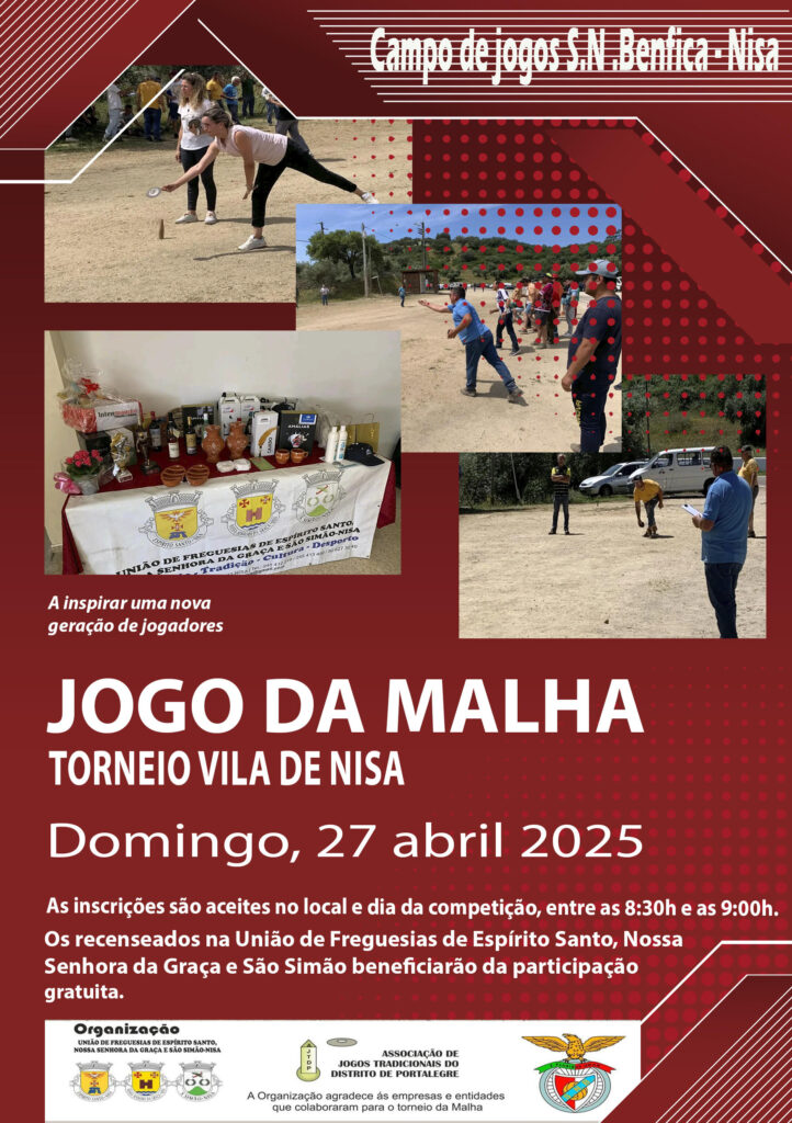 Read more about the article No próximo domingo, dia 27 de abril, será realizado o tradicional Jogo da Malha