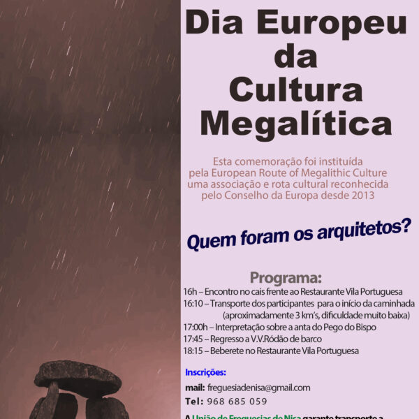 Celebre o Dia Europeu da Cultura Megalítica em Portugal